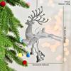 Colorful Reindeer & Bells Christmas Ornaments for Tree & Party Decoration