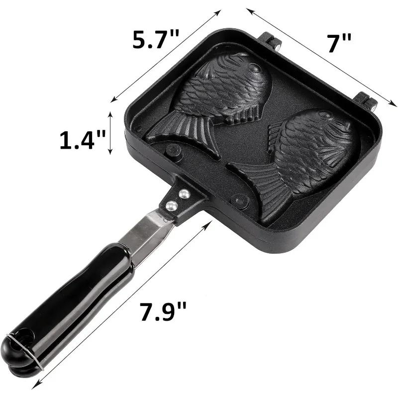 Waffle Maker Taiyaki Bread Fish Shaped Hot Dessert Waffle Japanese Waffle Iron Pan Machine Baking Tools Kitchen Accessories