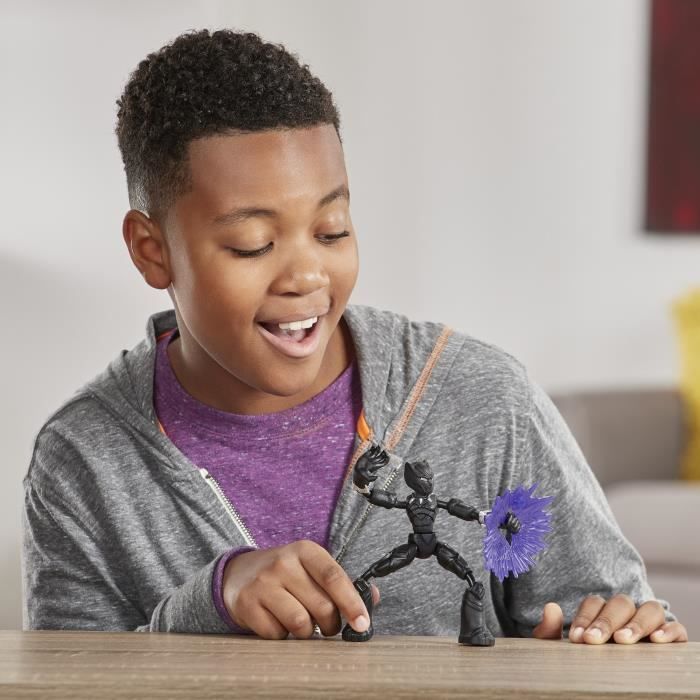Figurine Black Panther Bend & Flex - MARVEL - Avengers Band and Flex - 15 Cm - Noir - Garantie 2 Ans