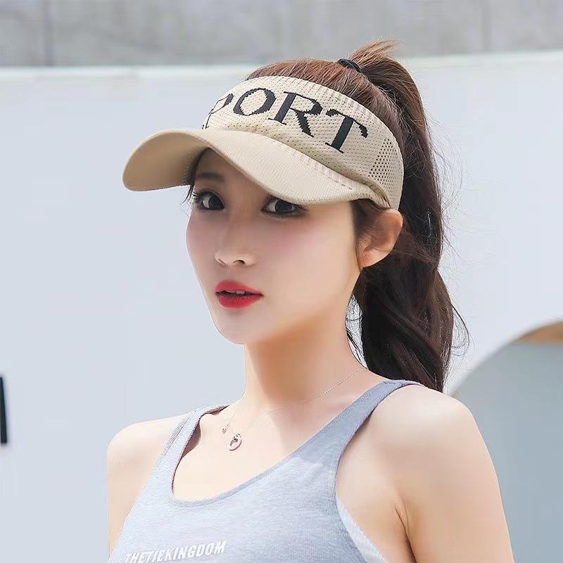Open-top Hat for Spring and Summer, Women's Trendy Sun Protection Hat, Outdoor Sports Sun Hat, Baseball Cap, Sunshade Hat, Casual and Breathable