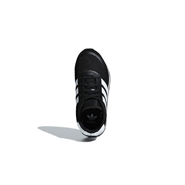adidas Originals N 5923 Slip Resistant Slip Resistant Low Top Running Shoes Black White Children Aged 3 7 Years Old D96694