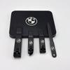 Heiß 2025 Für BMW Emblem Maniküre-Set Körperpflege Nagelknipser-Set 4 Teile Schwarz Matt Nagelknipser-Set Pflege-Set Geschenk Zubehör