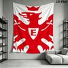 Eintracht Frankfurt Wall Tapestry Aesthetic Wall Hanging Printed Fabric Blanket Decorative Tapestries for Bedroom Living Room Home Decor