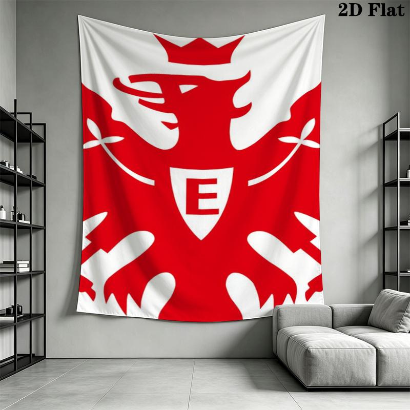 Eintracht Frankfurt Wall Tapestry Aesthetic Wall Hanging Printed Fabric Blanket Decorative Tapestries for Bedroom Living Room Home Decor