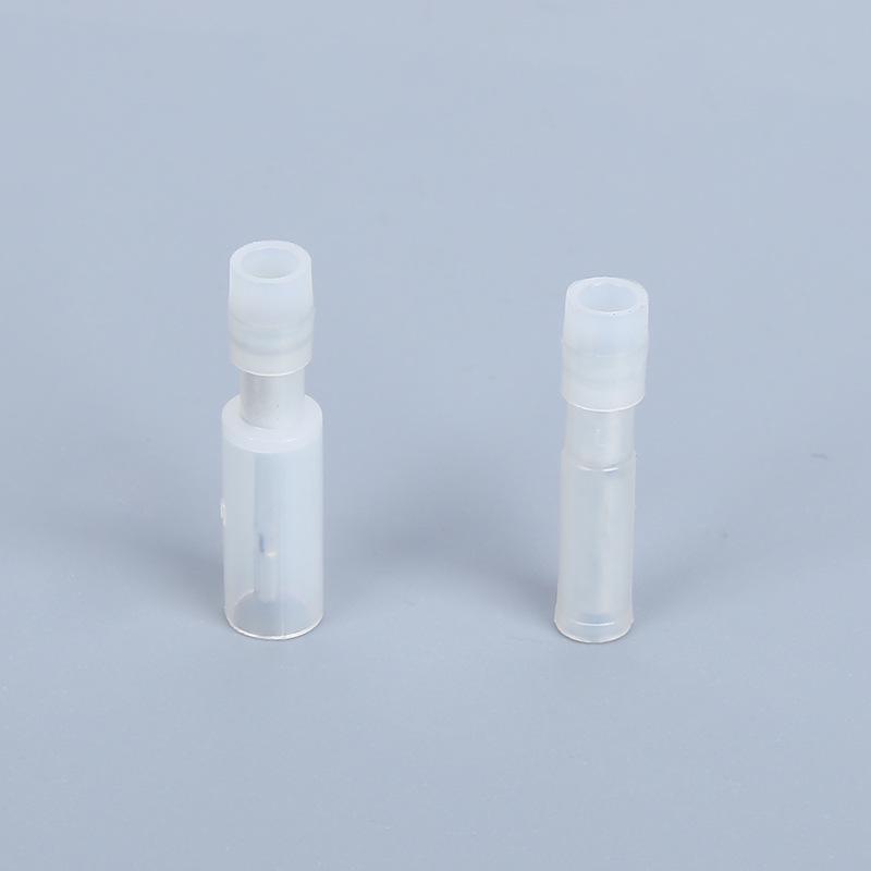 KT Nylon Bullet Double Crimp Male Fully Insulated Connector (0.5-078) Cold Crimp Terminal