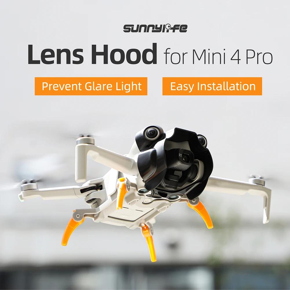For DJI Mini 4 Pro Drone Hood Drone Accessories Enhanced Protection Lens Hood Precise Molded Fit Excellent Light Blocking