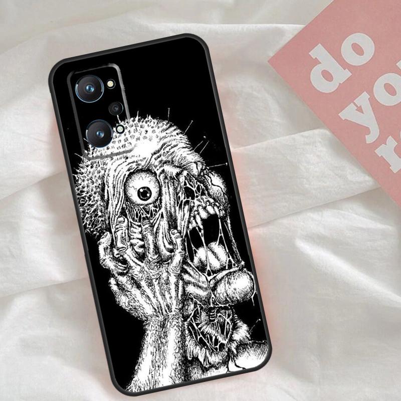 Gothic Fashion Skull For Realme C30 C31 C33 C35 C55 C21Y GT Neo 5 3T 2T OnePlus 11 10 9 Pro Nord CE 3 2 Lite Case