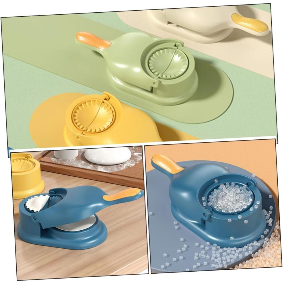 Dumplings Chopper Mould Set, 2-Piece Stainless Steel Dumpling Maker, Kitchen Press for Easy Homemade Dumplings