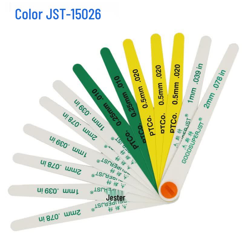 GOODSUPERJST Automotive Plastic Feeler Gauge Set 100mm