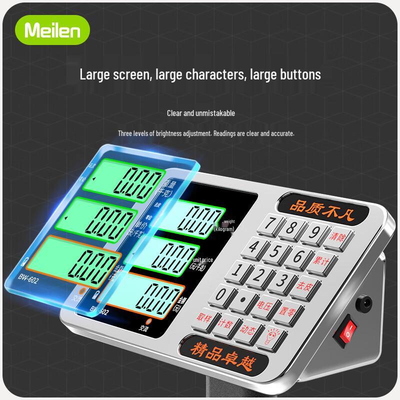 MeilenMeilen Commercial Foldable Electronic Platform Scale (CN Version)