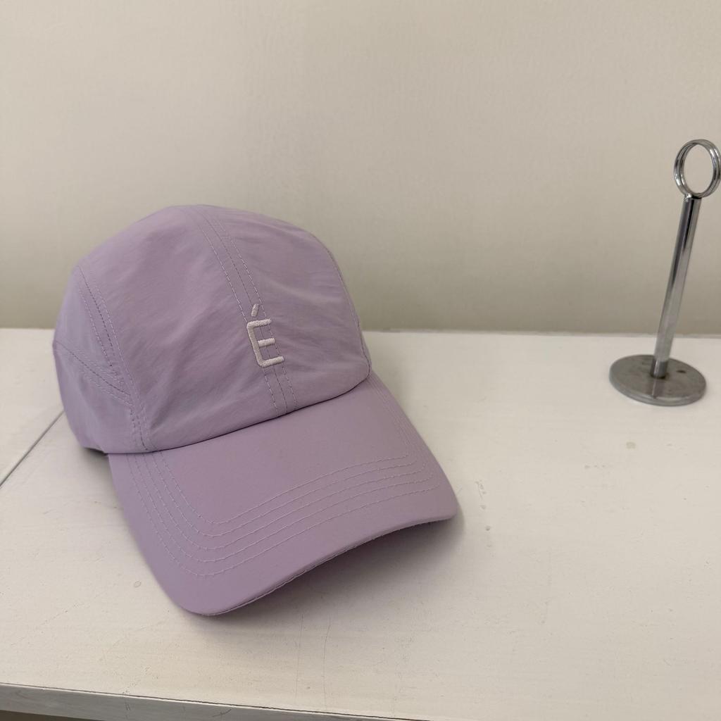 E Letter Embroidery Thin Drawstring Quick-drying Baseball Cap Men's and Women's Spring and Summer Outdoor Sports Sunshade Cap