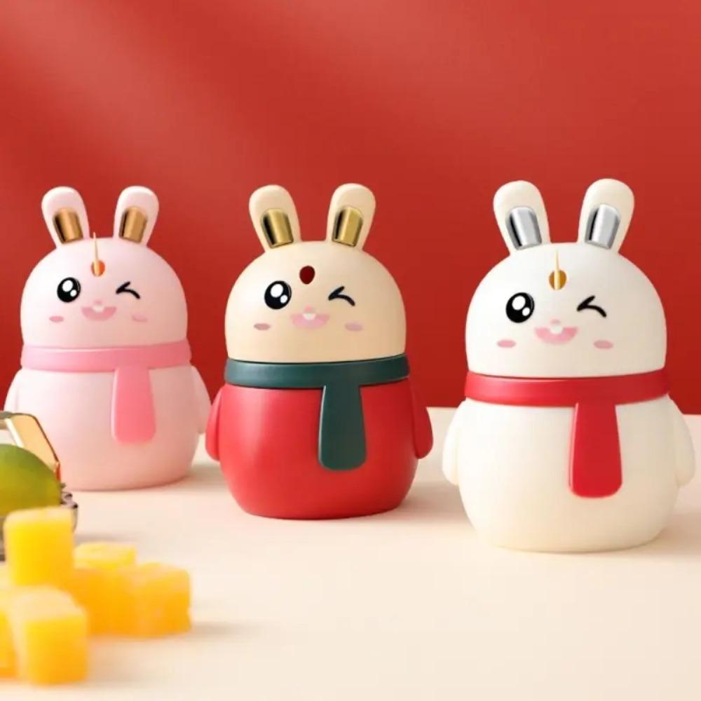 Automatic -Up Toothpick Holder Plastic Toothpick Dispenser Rabbit Toothpick Box Living Room