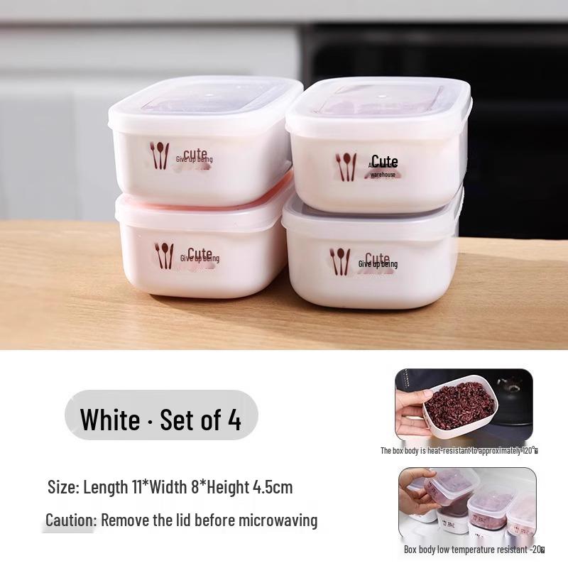 Refrigerator Food Storage Box: Freezer-Safe, Fresh-Keeping, BPA-Free Organizer for Meat Compartments.