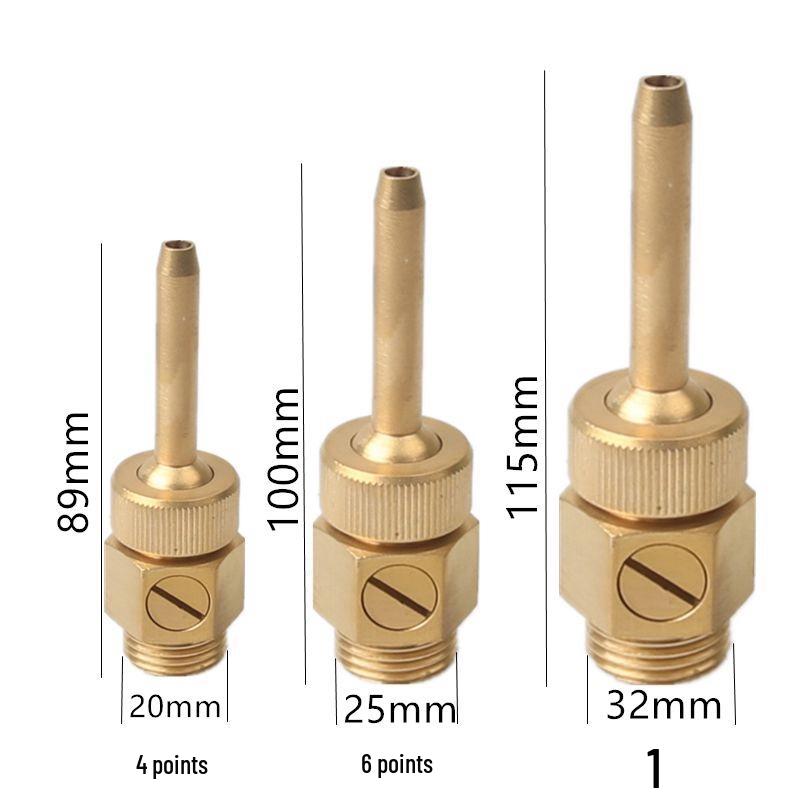 All-Copper Adjustable DC Nozzle Pond & Rockery Fountain Set with Valve.