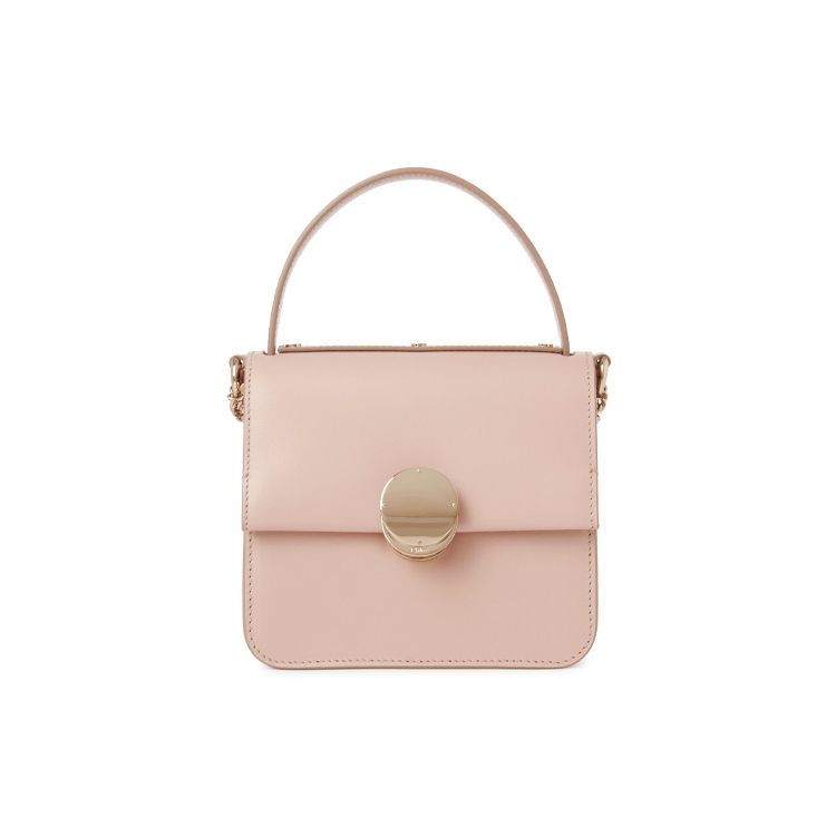 Chloe Penelope Einfarbig Abnehmbarer Schultergurt Kalbsleder Schulter Crossbody Tragetasche Kleine Damen Handtaschen Rosa CHC23-AS577K53-26Z