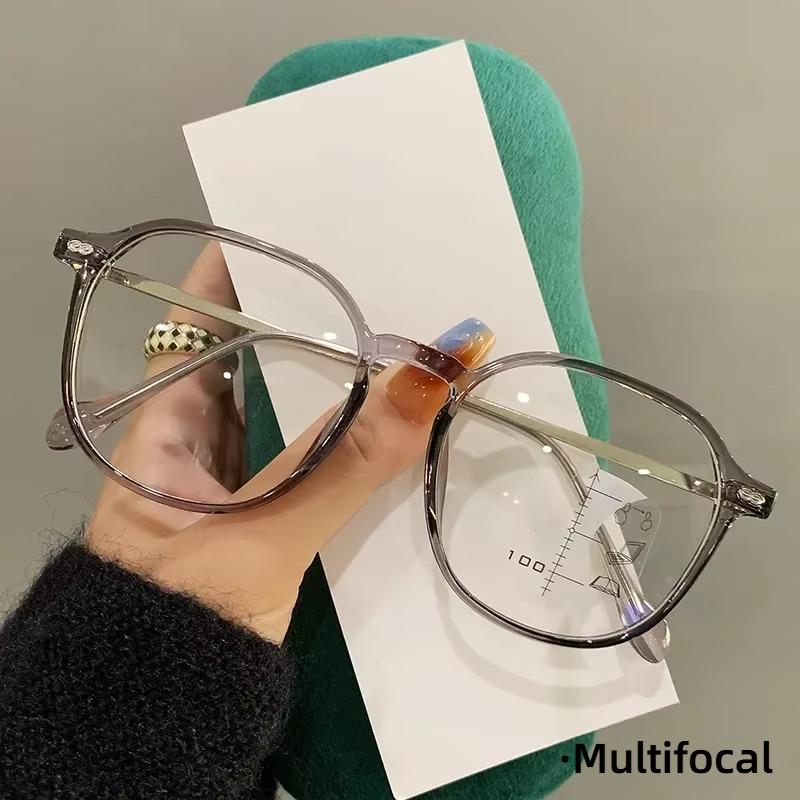 Hd Reading Eyeglasses Blue Light Blocking Ultra Light Unisex Eyewear Far Sight Glasses Fashion Multifocal Presbyopia Eyeglasses