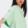 Adidas Originals Oversized T-Shirt With Letter Logo Print Women Tops Mint-Green IQ3403
