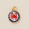 Colorful Dopamine Pendant With Oil Droplets Cute Strawberry Crab Heart Shell Pattern Diy Pendant Charms For Jewelry Making