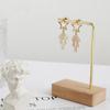 Jewelry Display Stand For Earrings Necklaces Earring Necklace Ring Bracelet Metal Storage Racks Jewelry Hanging Holder