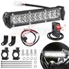 LED Headlight Motorcycle Handlebar LED Light Bar Set with USB Socket Charger for CRF110 KLX110 TTR110 YZ250F CRF230F CRF250R