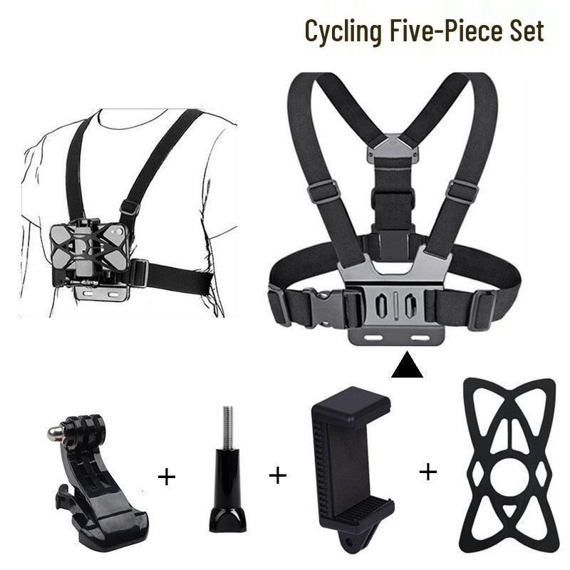 Chest Phone Mount: FPS Shooting, Fishing, Streaming & Cycling Strap