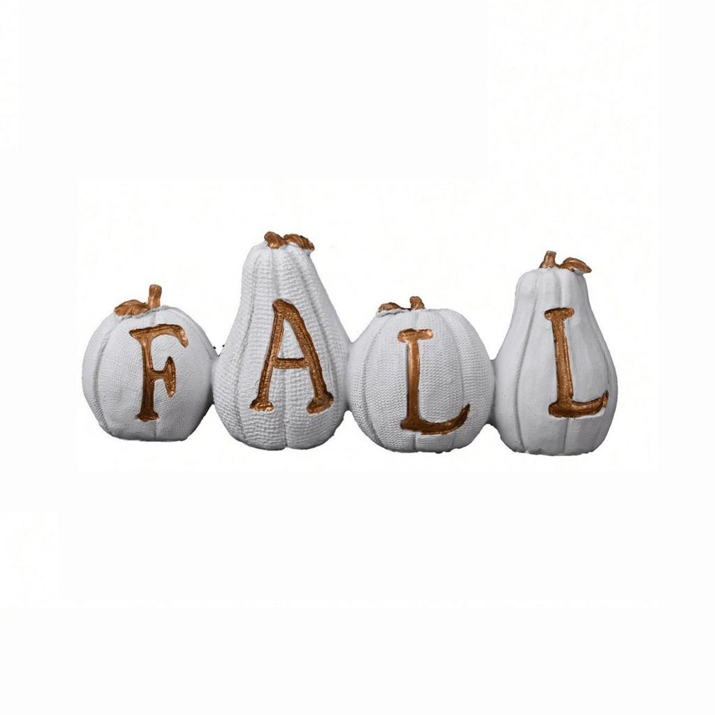 Halloween Pumpkin Resin Figurine for Decor