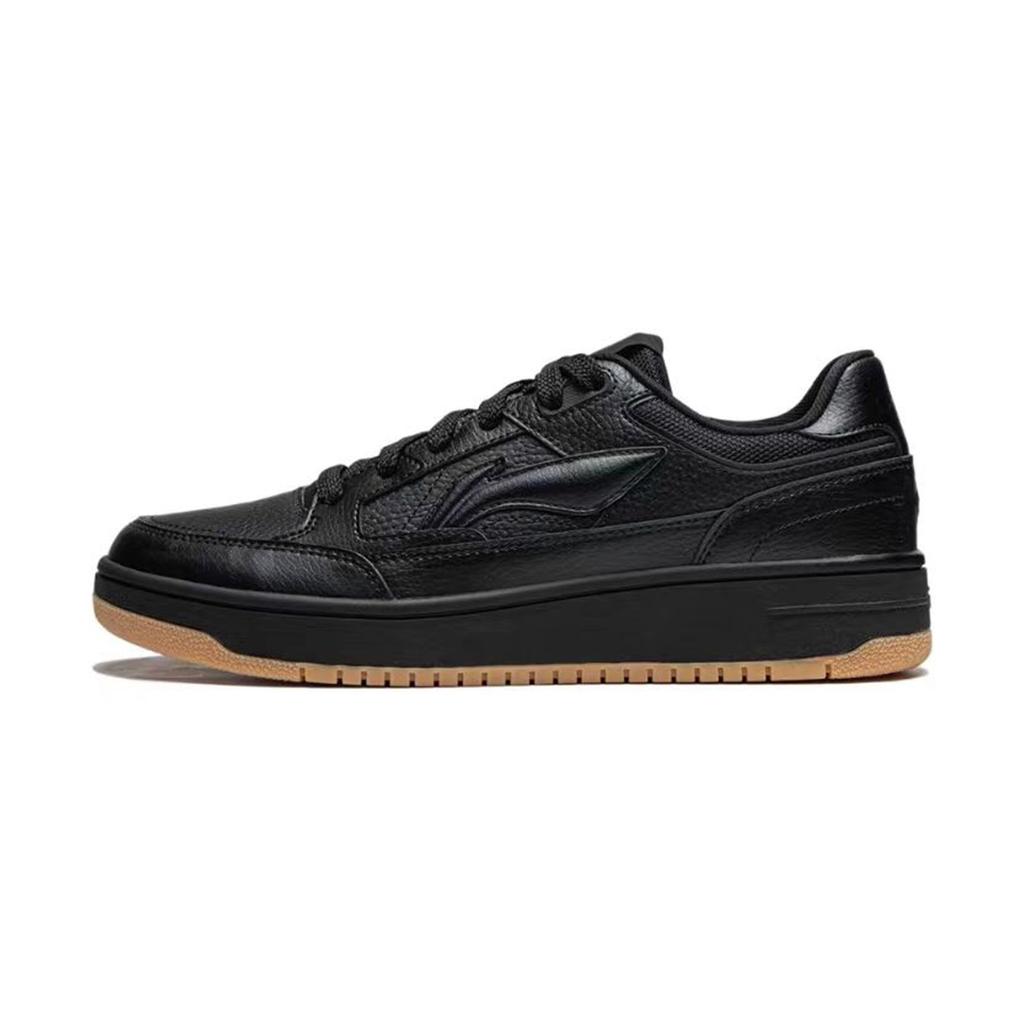 Li Ning Tianji Height Increasing Slip Resistant Low top Skateboard Shoes Men's Black AGCU095-6(Team635-)