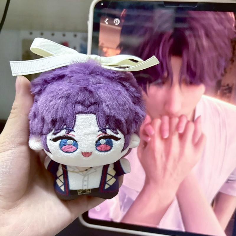 10cm Anime Love And Deepspace Caleb Sylus Rafayel Zayne Xavier Mini Plush Doll Adorable Soft Starfish Body Pendant Keychain Toys