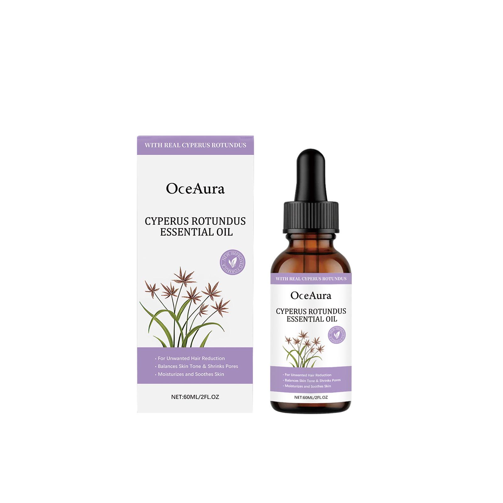 

OceAura Cyperus Rotundus Hair Removal Oil: Soften Hair & Refine Pores with Gentle Dual-Effect Formula