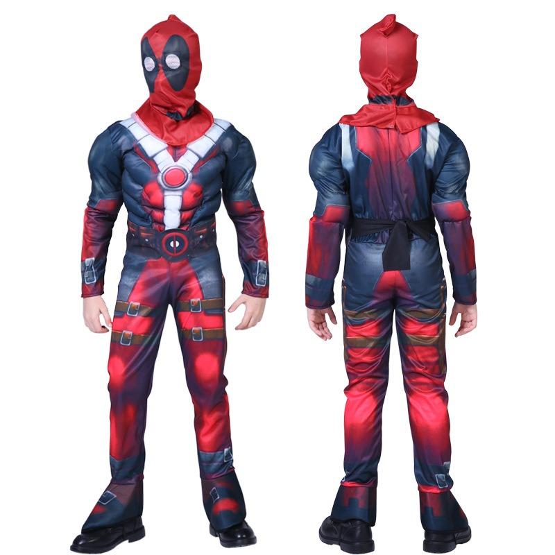 Kostiumy dziecięce Deadpool małe tanie Halloween anime kostiumy sceniczne ubrania bohatera