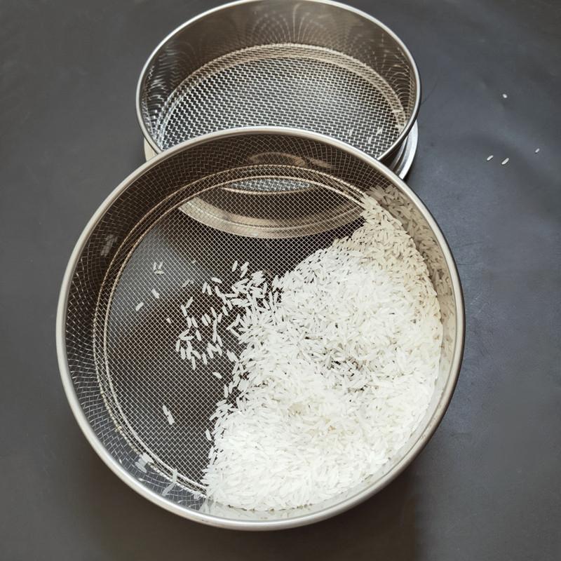 304 Edelstahl Reismehl Sieb 14 Maschen Verdickt Sesam Backwerkzeuge Halten Ultrafeine Mehle Sieben Küche Kuchen Zubehör