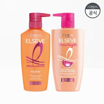 Elsev Dream Length Shampoo 410ml + Conditioning Hair Pack 410ml
