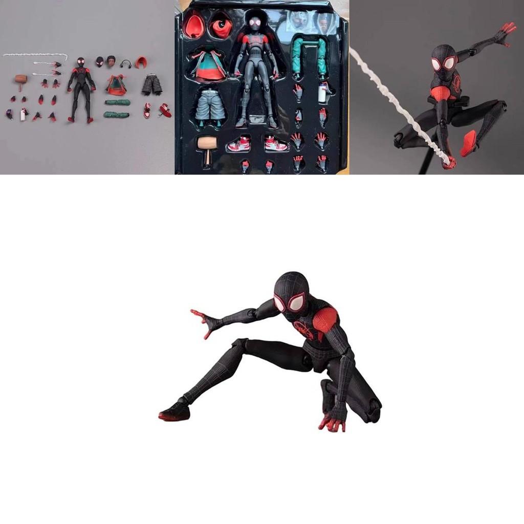 Marvel Shf Spider-man Paralelní vesmír 2 Miles PVC Akční figurka Model Velkoobchod/Dropshipping