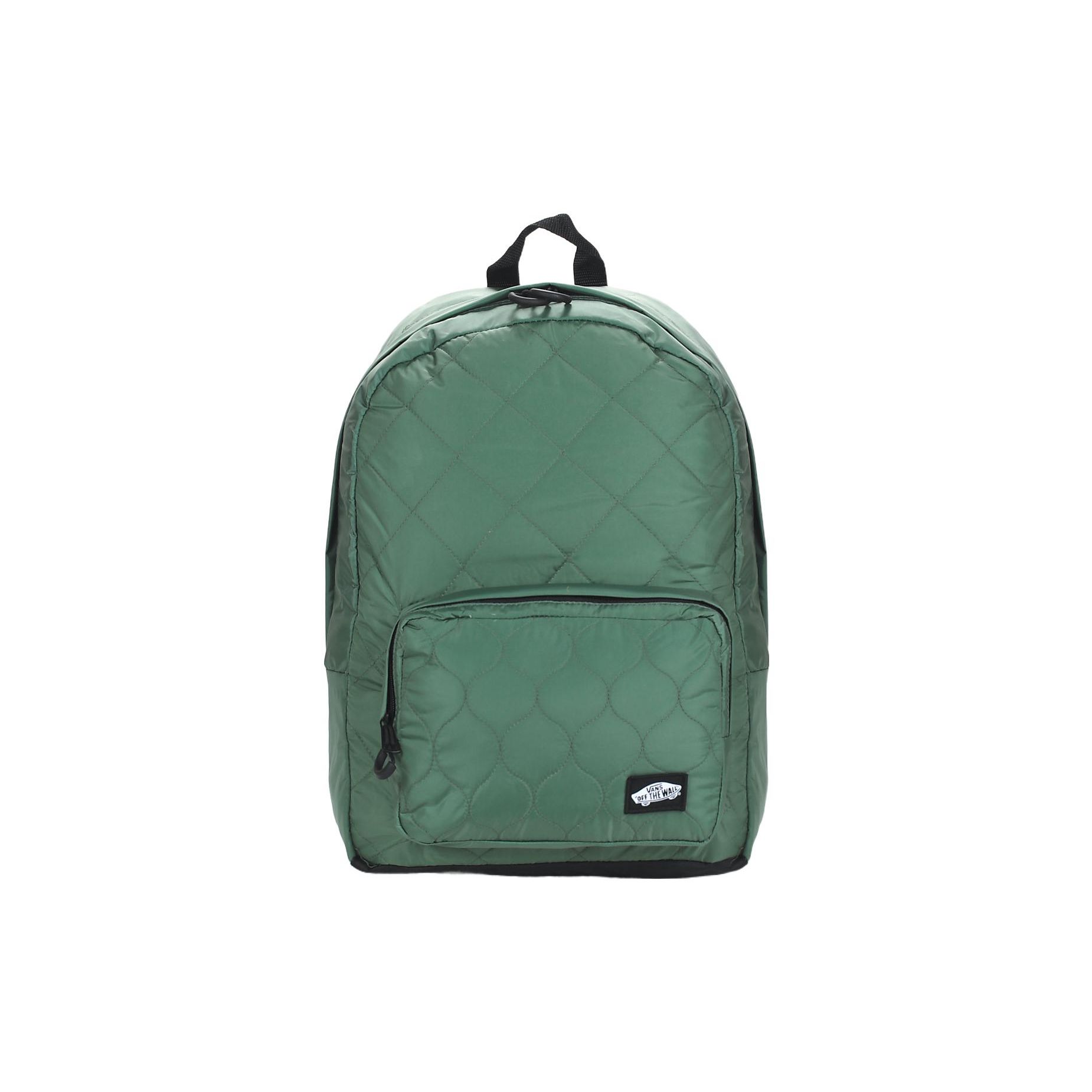 Vans Diamond Pattern Large Capacity Nylon Backpack Women Backpack Green VN0A7YS2YQW Green 6060₽