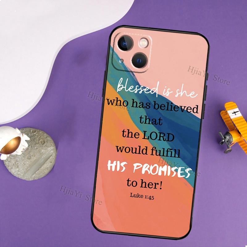 

Bible Verse Quotes Case For iPhone 14 12 13 Pro Max mini XS X XR Case For iPhone 14 11 Pro Max 7 8 Plus Full Cover iPhone 14Pro MAX