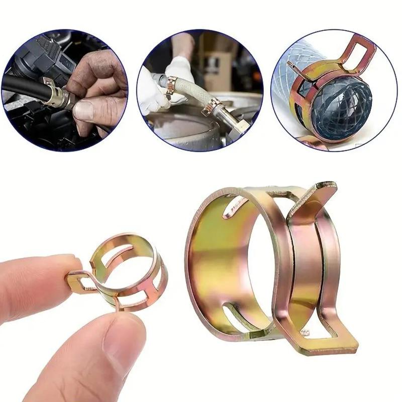 75 szt. Złączka 6-10 mm Klips sprężynowy Przewód paliwowy Wodny Wąż Rura Zaciski Rura powietrzna Złączki do rur paliwowych i wodnych Złączka