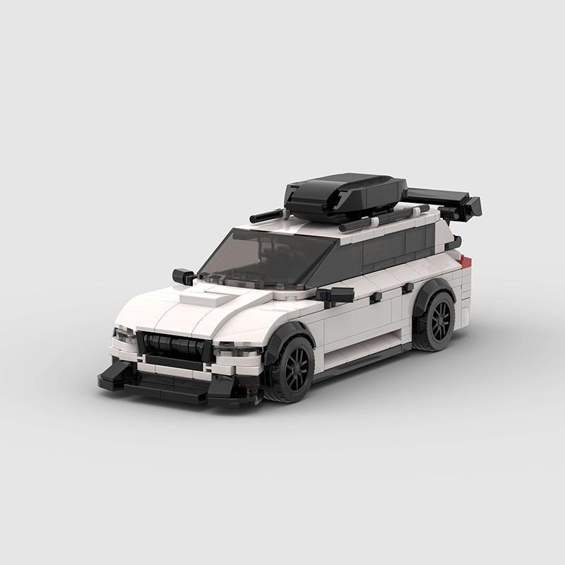 Technical Speed Car MOC City Racing Car Rally Building Blocks Bricks Set Retro Ornament Diy Toys For  Kid Adults Birthday Gifts