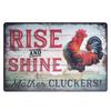 Vintage Chicken Coop Funny Sign, Farm Fresh Eggs Rustic Decor Plaque
