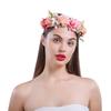 Boho Flower Headband Garland Festival Wedding Bride Crown Hair Band Braided Hair Vine Headpiece Hair Accessories Hair Ornament