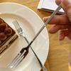 Elegant Stainless Steel Fruit & Dessert Fork Set (2 Pcs)
