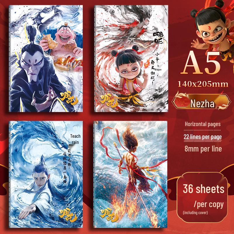 Thickened B5 A5 Notebook: Creative, Simple Design for Students