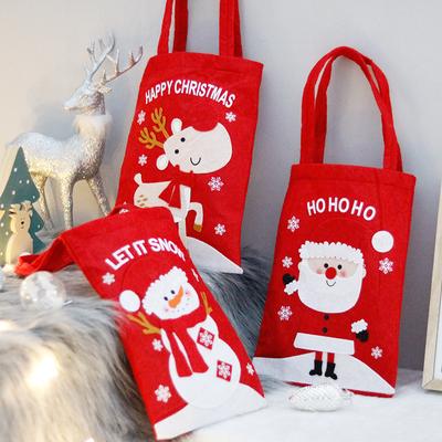 Christmas Decorations Christmas Eve Cartoon Candy Gift Bag Tote Bag