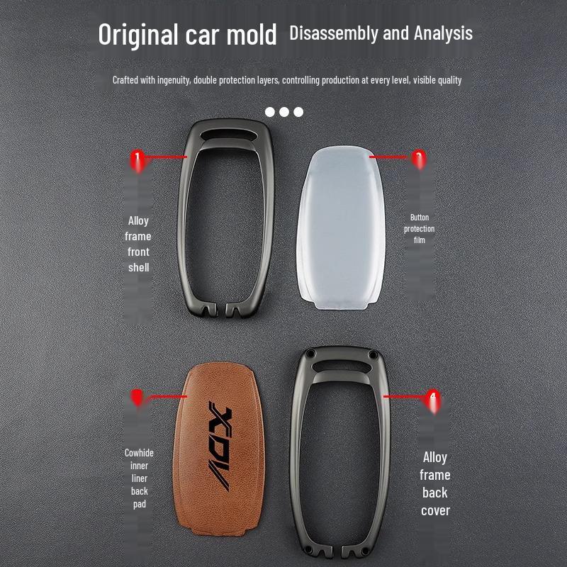 Metal Protective Shell for Loncin XDV250si and 150si Motorcycle Key Remote