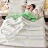 Vysoce kvalitní vyšívaná letní chladivá deka Vysoká pletená bavlna Queen Quilt Prošívaná Tenká přikrývka z pelyňového vlákna Cool
