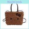 Cartoon Plush Shoulder Bag For Daily Use With Spacious Storage