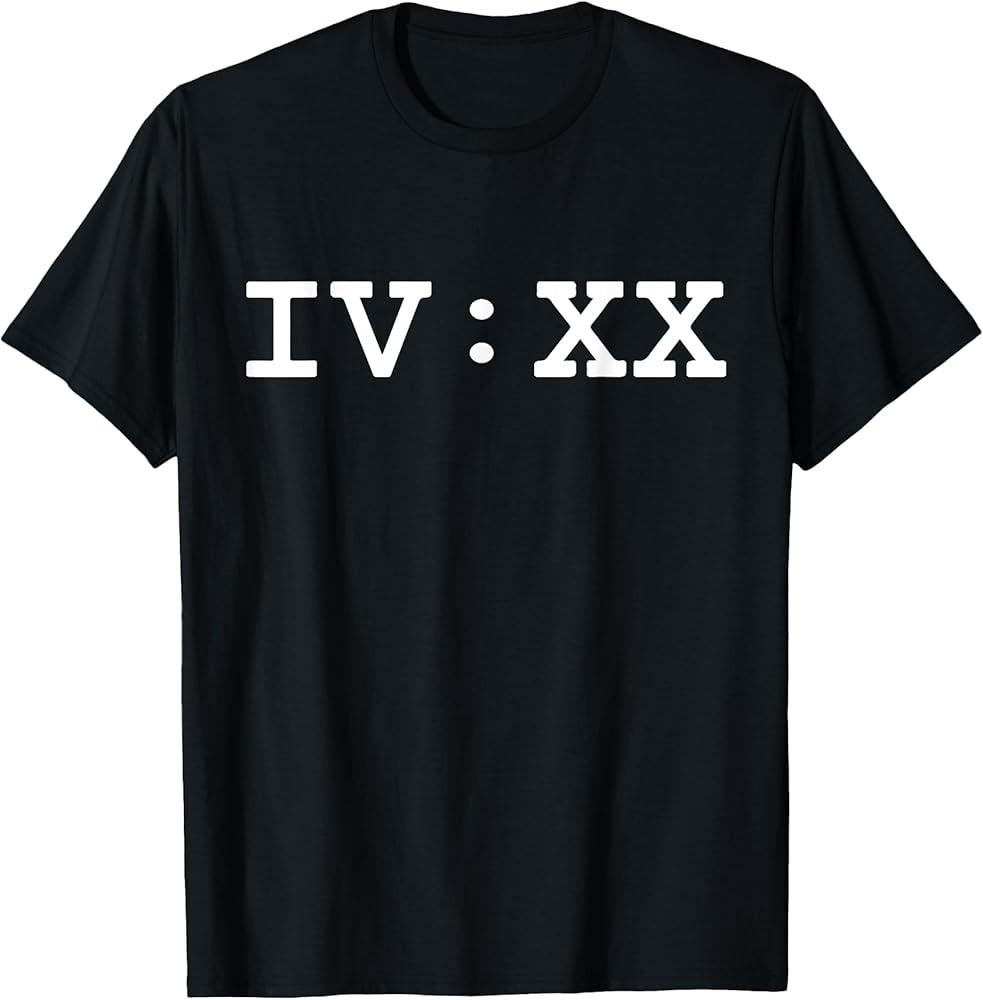 420 Roman Numerals - T-Shirt T-Shirt Unisex T-Shirt M
