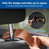 4PCS Car Back Seat Headrest Hooks, Rear Car Seat Storage Headrest Hanger Holder Hooks Organizer, Universal Auto Interior Accessories for Bag Purse