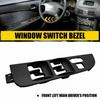 Black Driver Left Master Power Window Switch Bezel Trim For 98-02 Toyota Corolla