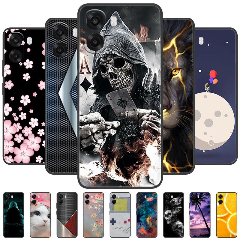 Phone Case For Oppo A6X 4G 5G Anti Fall Silicone Soft TPU Back Cover For Oppo A 6 X OPPOA6x Camera Protective Shell CPH2819 Etui
