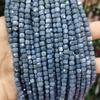 4x4mm Natural Stone Faceted Square Beads: Amethyst, Tourmaline, Garnet Jewelry Accessories